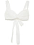 Zimmermann Crush embroidered bralette WHITE