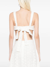 Zimmermann Crush embroidered bralette WHITE