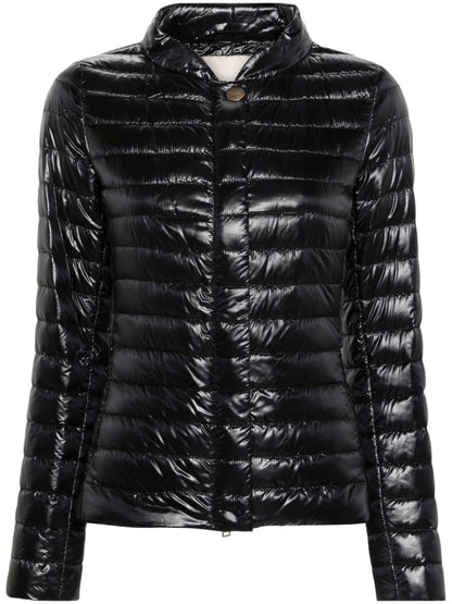 Herno Ultralight Quilted Goose Down Puffer Jacket Black black