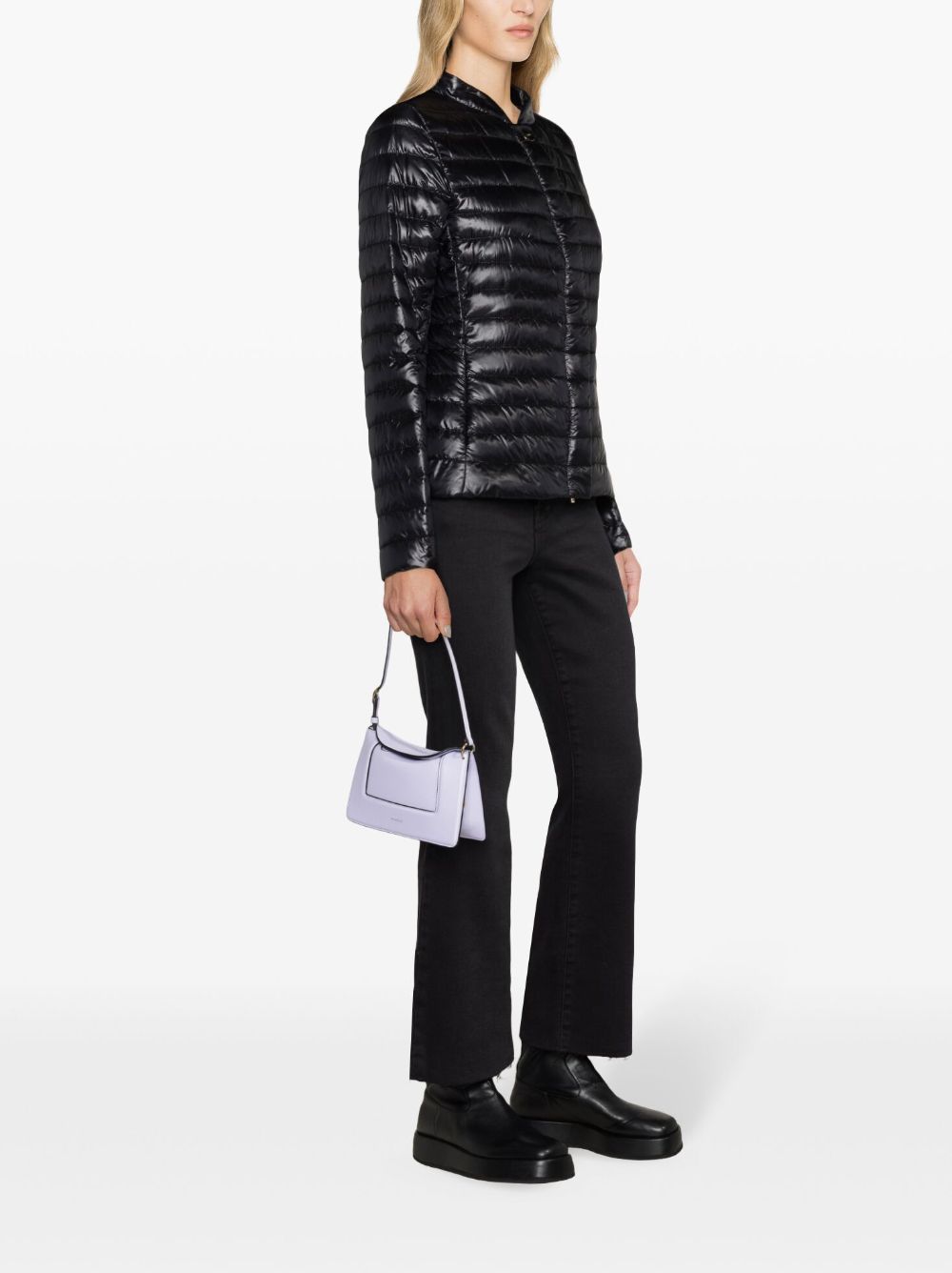 Herno Ultralight Quilted Down Jacket Black Black