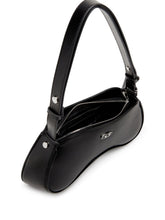 Diesel Play Semi-gloss Leather Shoulder Bag Black