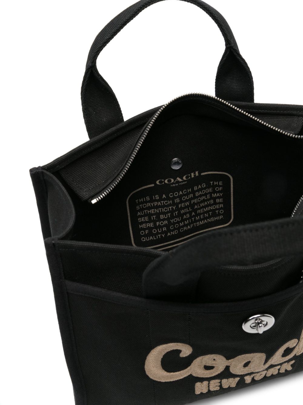 032C Coach Cargo Tote Bag Black