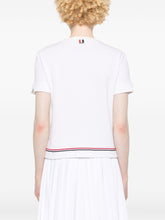 Thom Browne Cotton Pique Knit T-shirts White