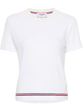 Thom Browne Cotton Pique Knit T-shirts White