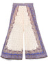 Zimmermann Maxine Wide-Leg Printed Trousers Purple