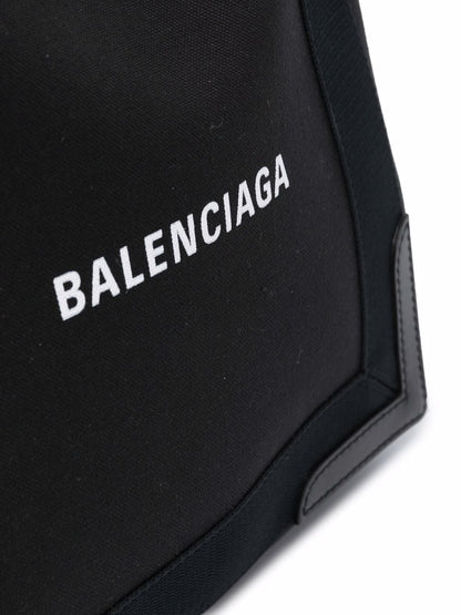 Balenciaga Cabas Small Canvas Tote Bag Black