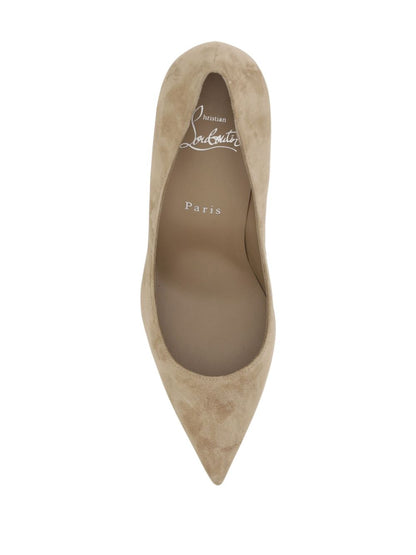 Christian Louboutin Kate Suede Pumps Beige