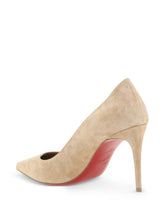 Christian Louboutin Kate Suede Pumps Beige