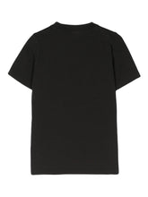 Balenciaga Fitted Logo Cotton-Jersey T-Shirt Black Black