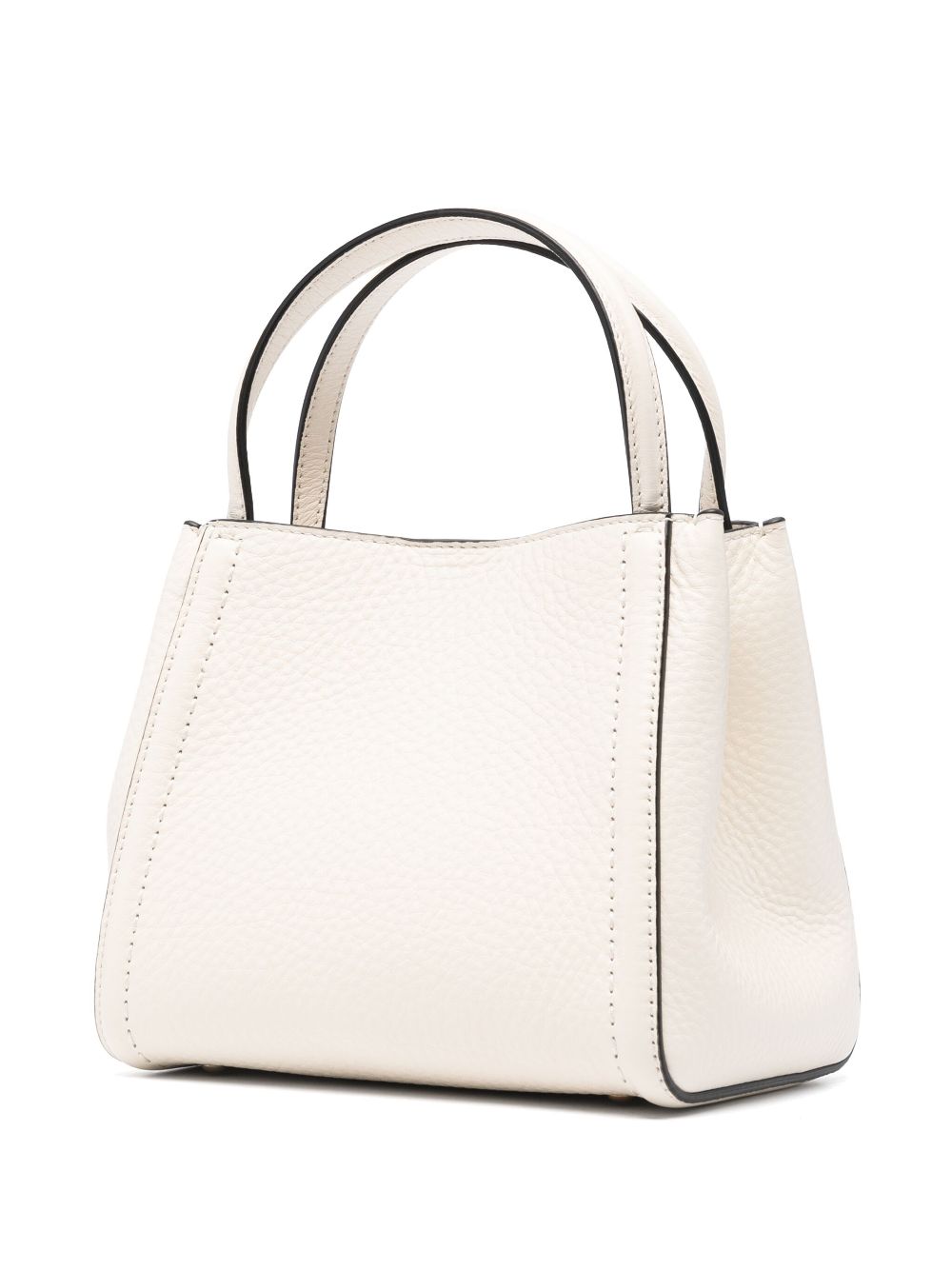 Valentino Garavani Alltime Small Grainy Calfskin Handbag Beige