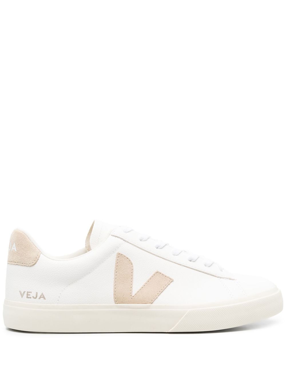 Campo Leather Low-Top Sneakers Almond