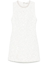 Alice + Olivia sequin embellishment Mini Dresses White