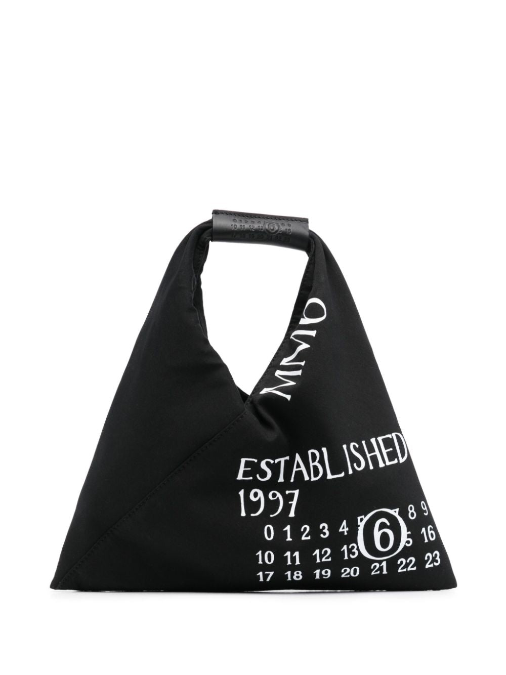 MM6 Maison Margiela Tote Bag with Number Motif in Black