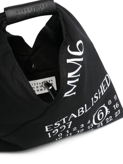 MM6 Maison Margiela Tote Bag with Number Motif in Black