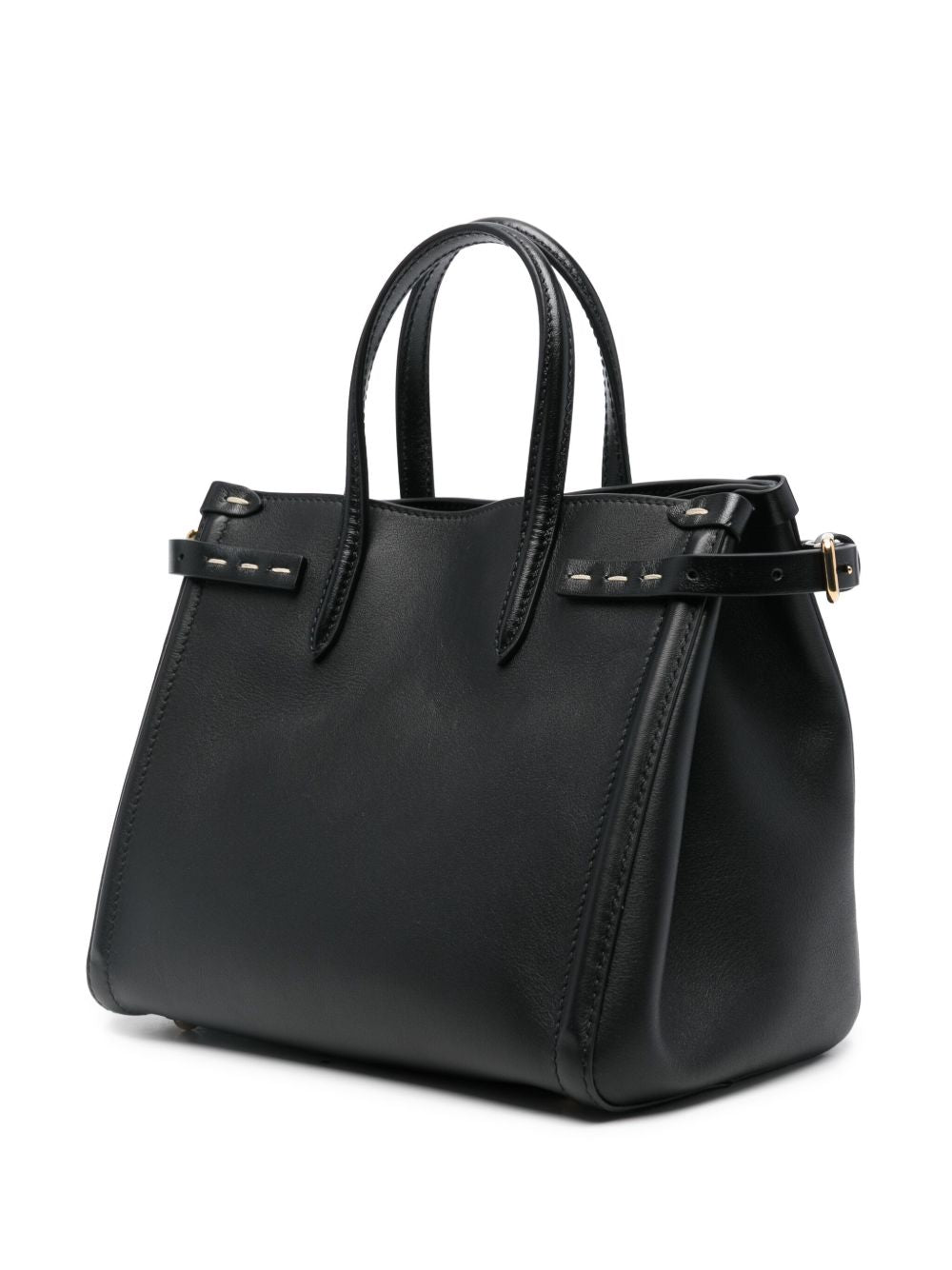 Valentino Garavani Antibes Small Leather Tote Bag Black