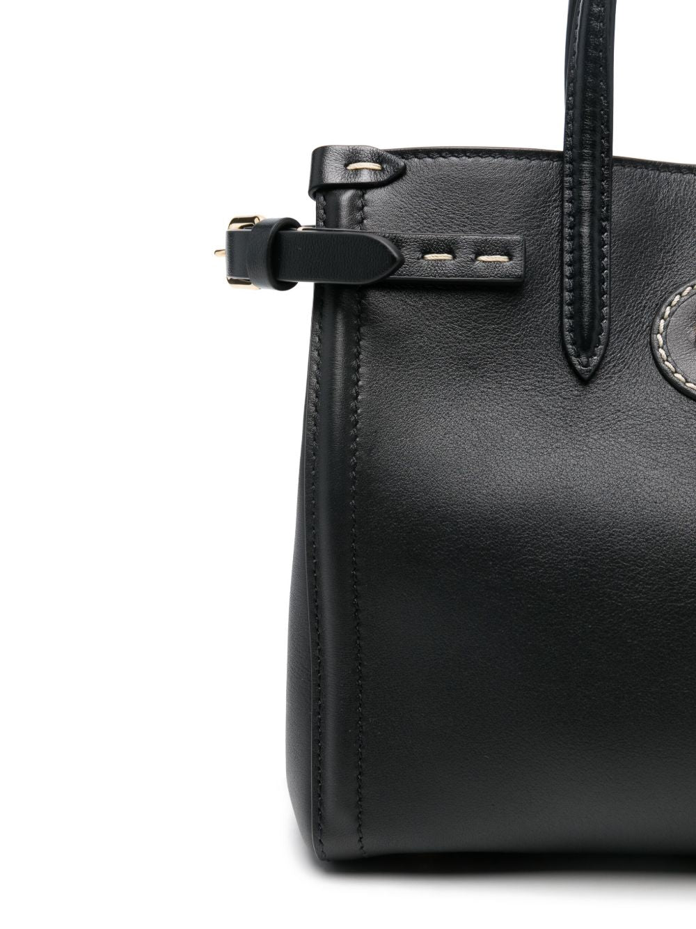 Valentino Garavani Antibes Small Leather Tote Bag Black