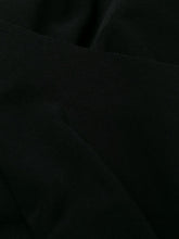 Norma Kamali Asymmetric-Neckline Long-Sleeve Fitted Top Black Black