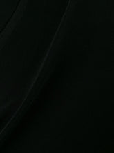 Norma Kamali Asymmetric-Neckline Long-Sleeve Fitted Top Black Black