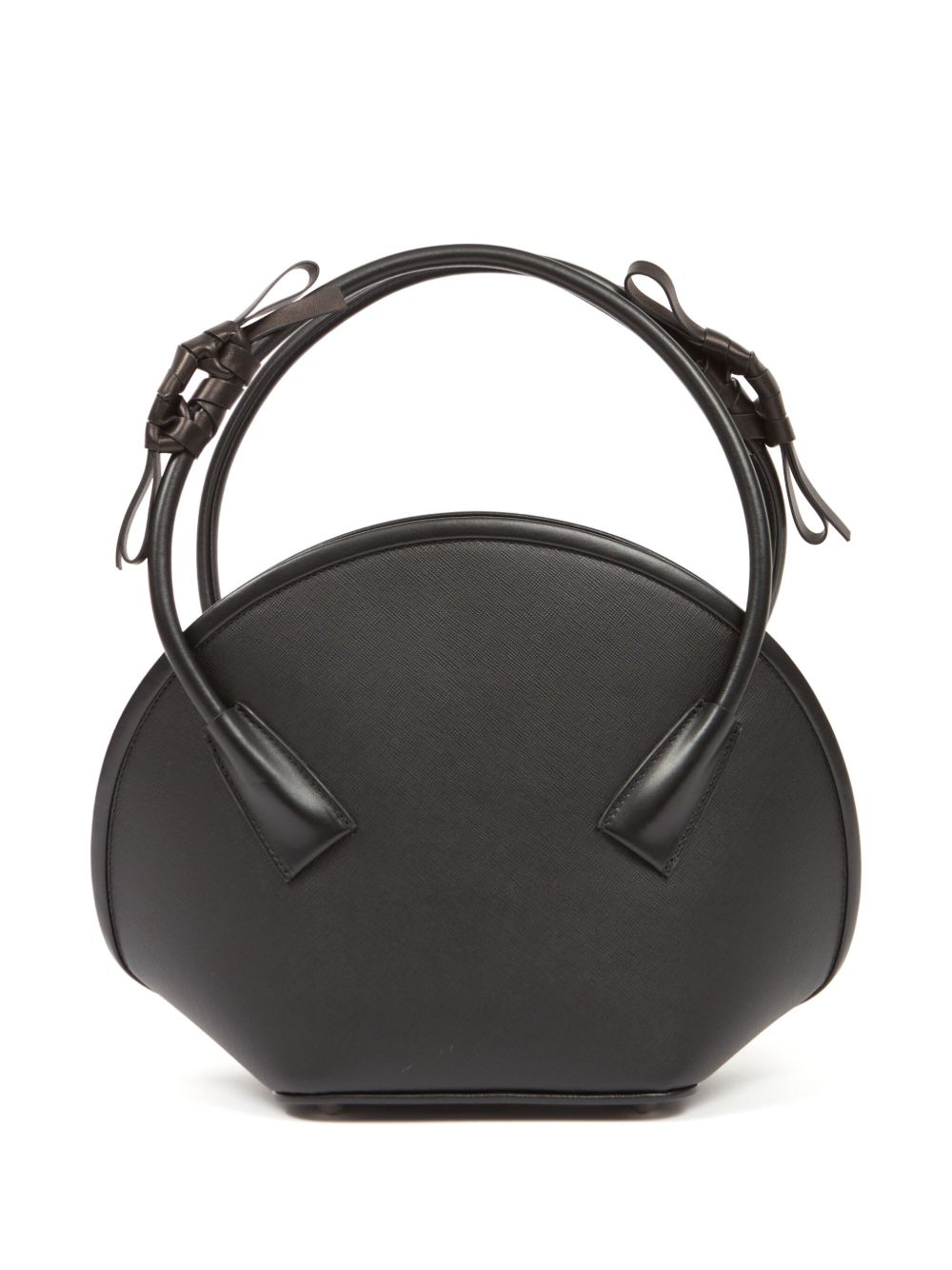 Maison Margiela Small Fortune Smooth Calf Leather Tote Bag Black