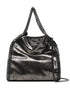 Stella McCartney Falabella Grained Faux Leather Tote Bag Silver