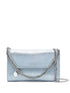 Stella McCartney Metallic Blue Falabella Wallet Shoulder Bag 