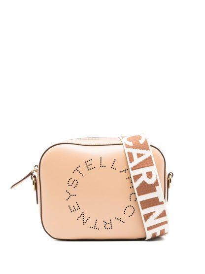Stella McCartney Mini Logo Crossbody Bag in Beige