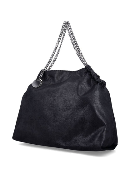 Stella McCartney Falabella Textured Tote Bag Black