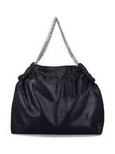Stella McCartney Falabella Textured Tote Bag Black