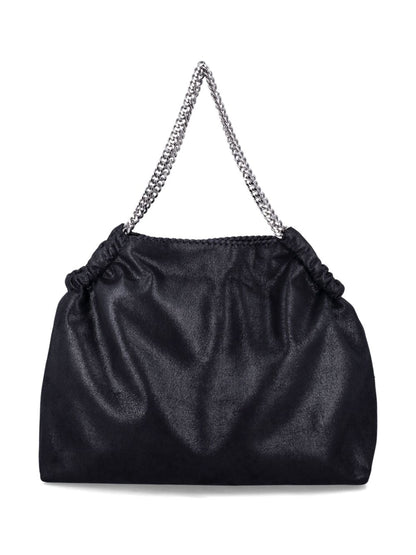 Stella McCartney Falabella Textured Tote Bag Black