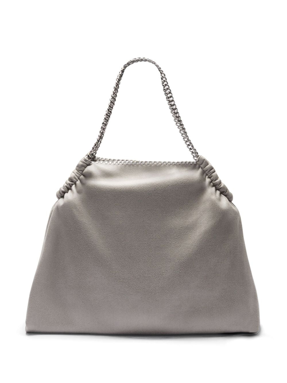 Stella McCartney Falabella Chain-Trimmed Grey Tote Bag grey