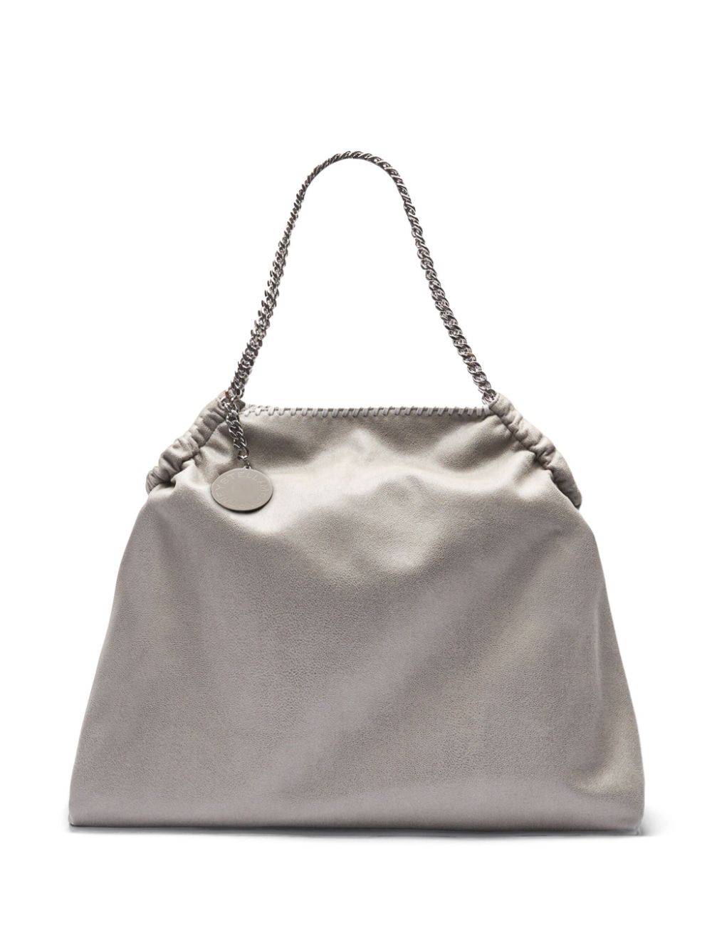 Stella McCartney Falabella Chain-Trimmed Grey Tote Bag grey