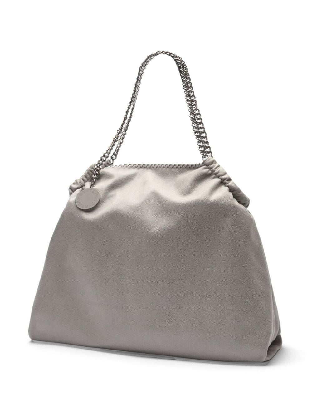 Stella McCartney Falabella Chain-Trimmed Grey Tote Bag grey
