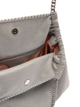 Stella McCartney Falabella Chain-Trimmed Grey Tote Bag grey