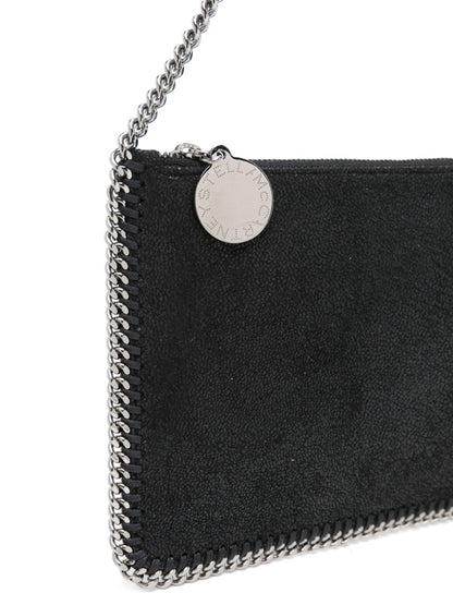 Stella McCartney Black Falabella Clutch Bag 