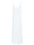Forte Forte Shift Satin Maxi Dress in Clear Blue