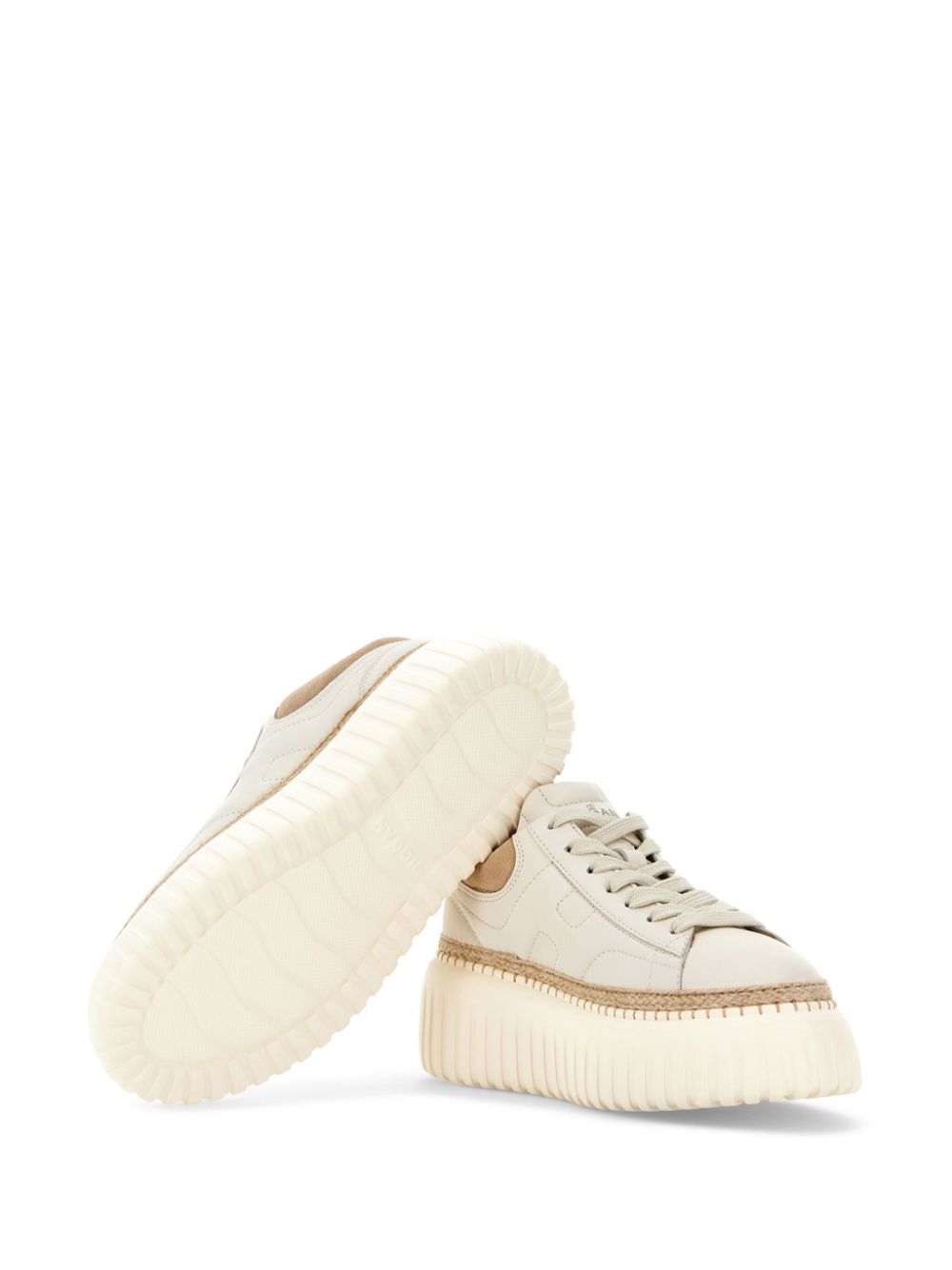 H-stripes Sneakers Beige