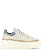 HOGAN PRE H-stripes Sneakers Cream