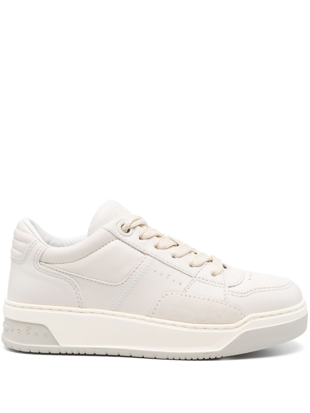 Hogan Pre Chamallow Leather Sneakers White
