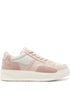 Hogan Pre Panelled Chamallow Leather Sneakers Pink