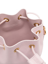 Valentino Garavani VLogo Signature Mini Leather Bucket Bag Pink