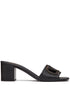 Valentino Garavani 60mm VLogo Signature Leather Sandals Black