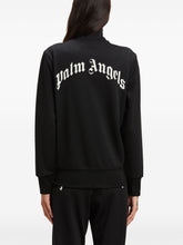 Palm Angels logo print track jacket Black