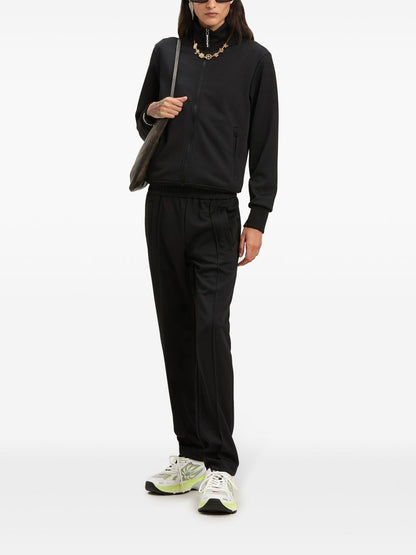 Palm Angels logo print track jacket Black