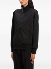 Palm Angels logo print track jacket Black