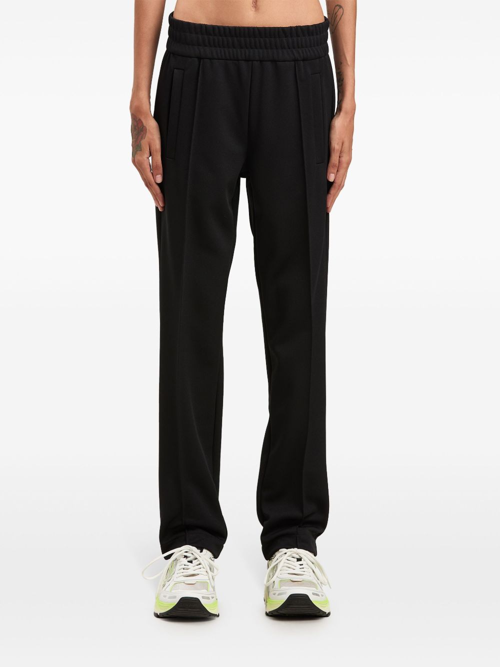 Palm Angels Curved Logo Track Pants Black black