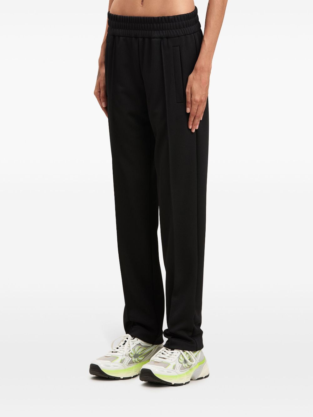 Palm Angels Curved Logo Track Pants Black black