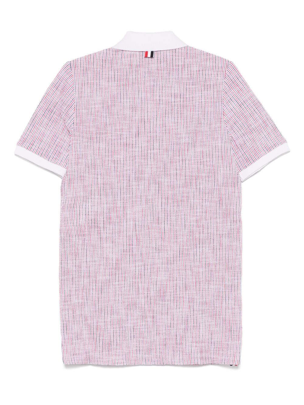 Thom Browne Appliquéd Striped Cotton-Blend Tweed Mini Dress Multicolour
