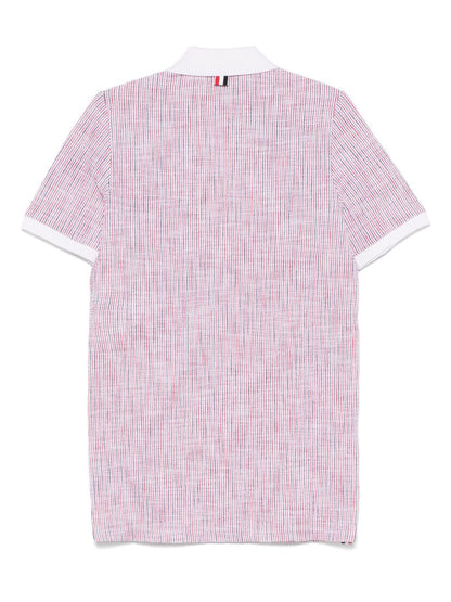 Thom Browne Appliquéd Striped Cotton-Blend Tweed Mini Dress Multicolour