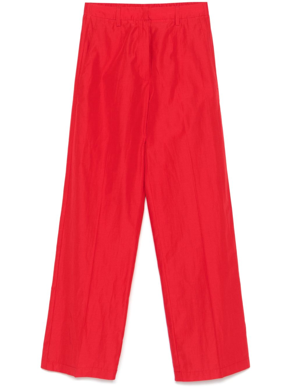 Forte Forte Straight-Leg Tailored Trousers Red