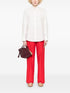 Forte Forte Straight-Leg Tailored Trousers Red